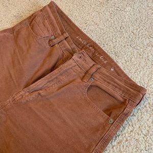 American Eagle corduroy high waisted jeans